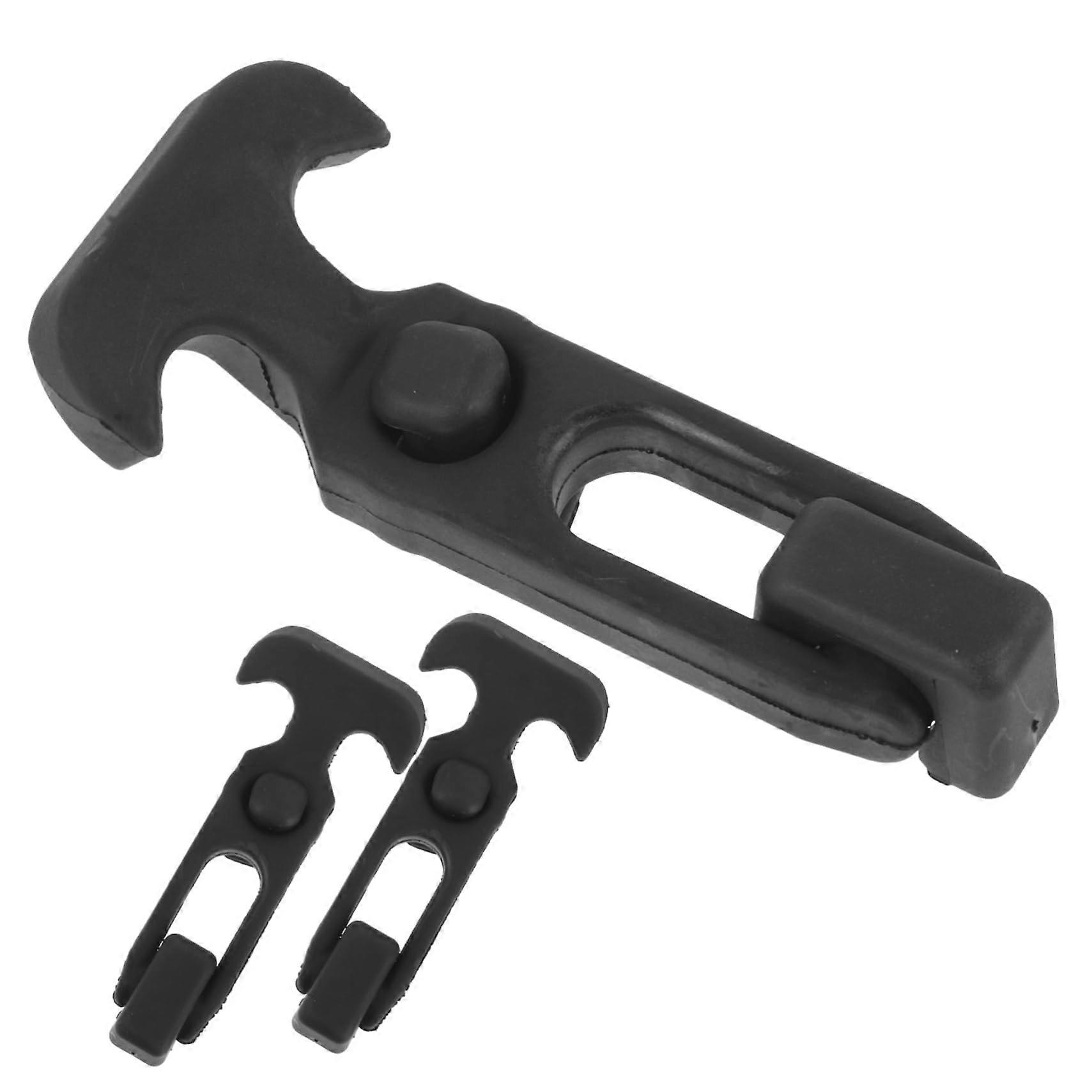 3pcs Rubber THandle Toolbox Latch Set with Durable Grip for Secure VibrationResistant Closure