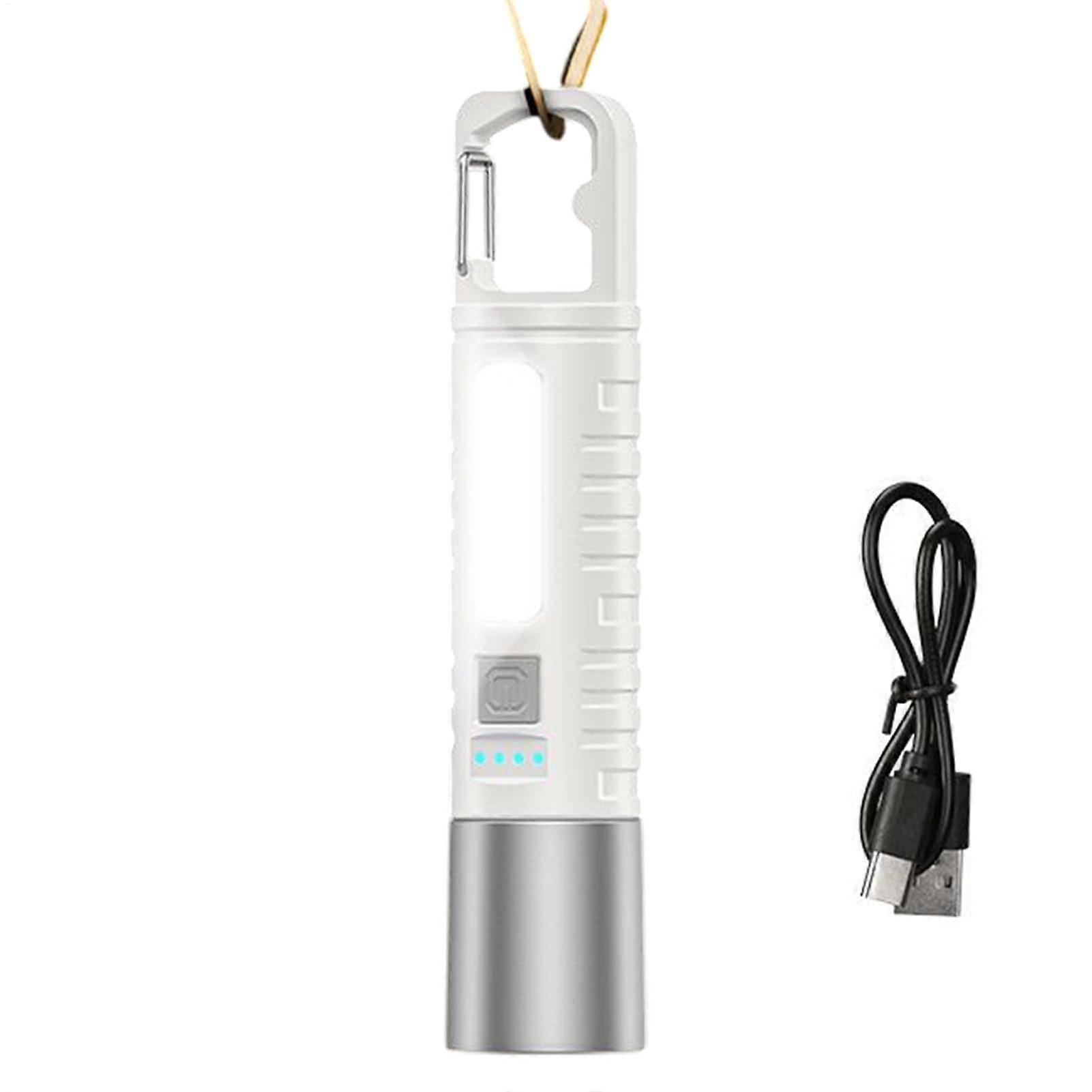 LED Flashlight  Lumens Zoomable Beam Waterproof Rechargeable Torch for Camping Hiking