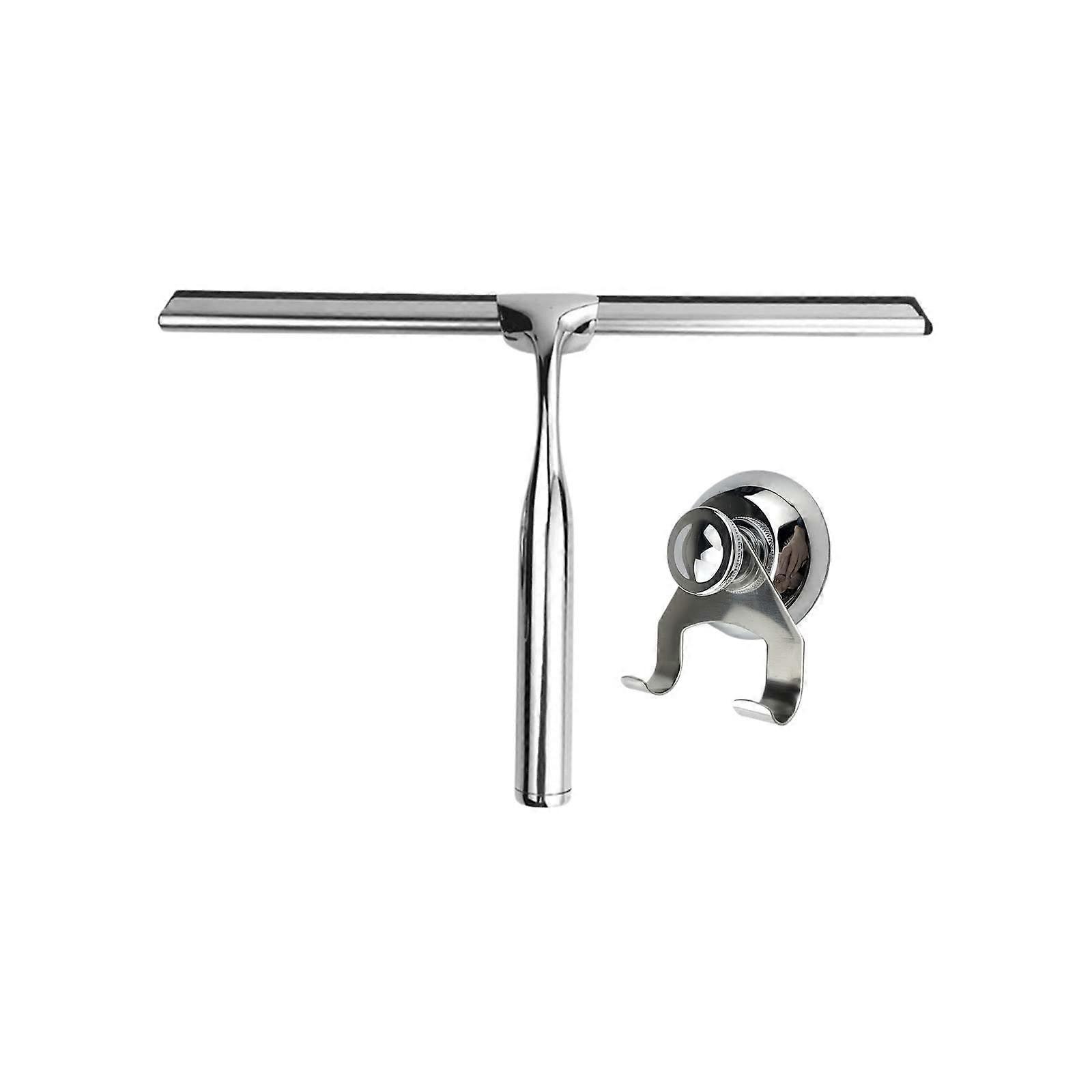 Shower Squeegee with Hook for Streak Glass, Floor and Window Cleaning