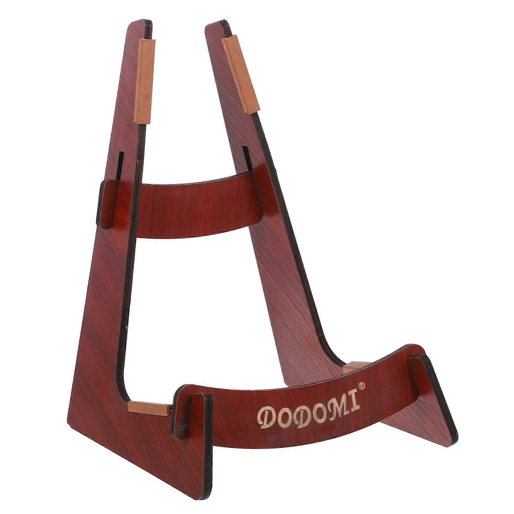 Wooden Guitar Stand Rack for Multiple Instruments Foldable Floor Holder Durable Construction
