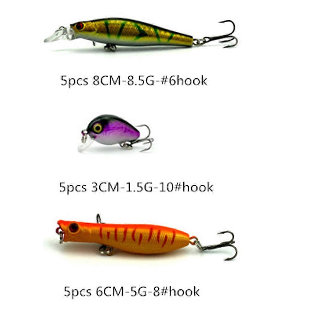 Fischförmige Metallköder, 30 Stück pro Set