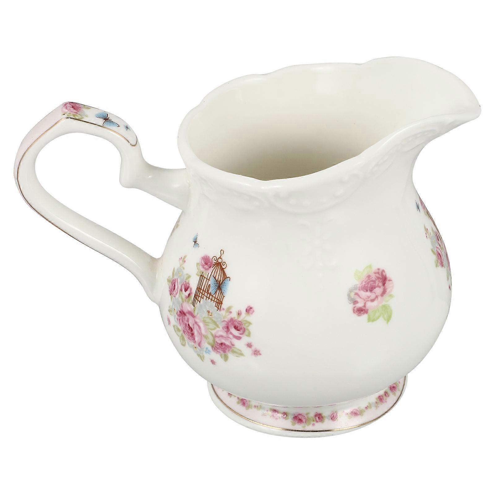 Sauce Cup With Lid Ceramic Beverage Container For Beverage Serving Storage 1Set