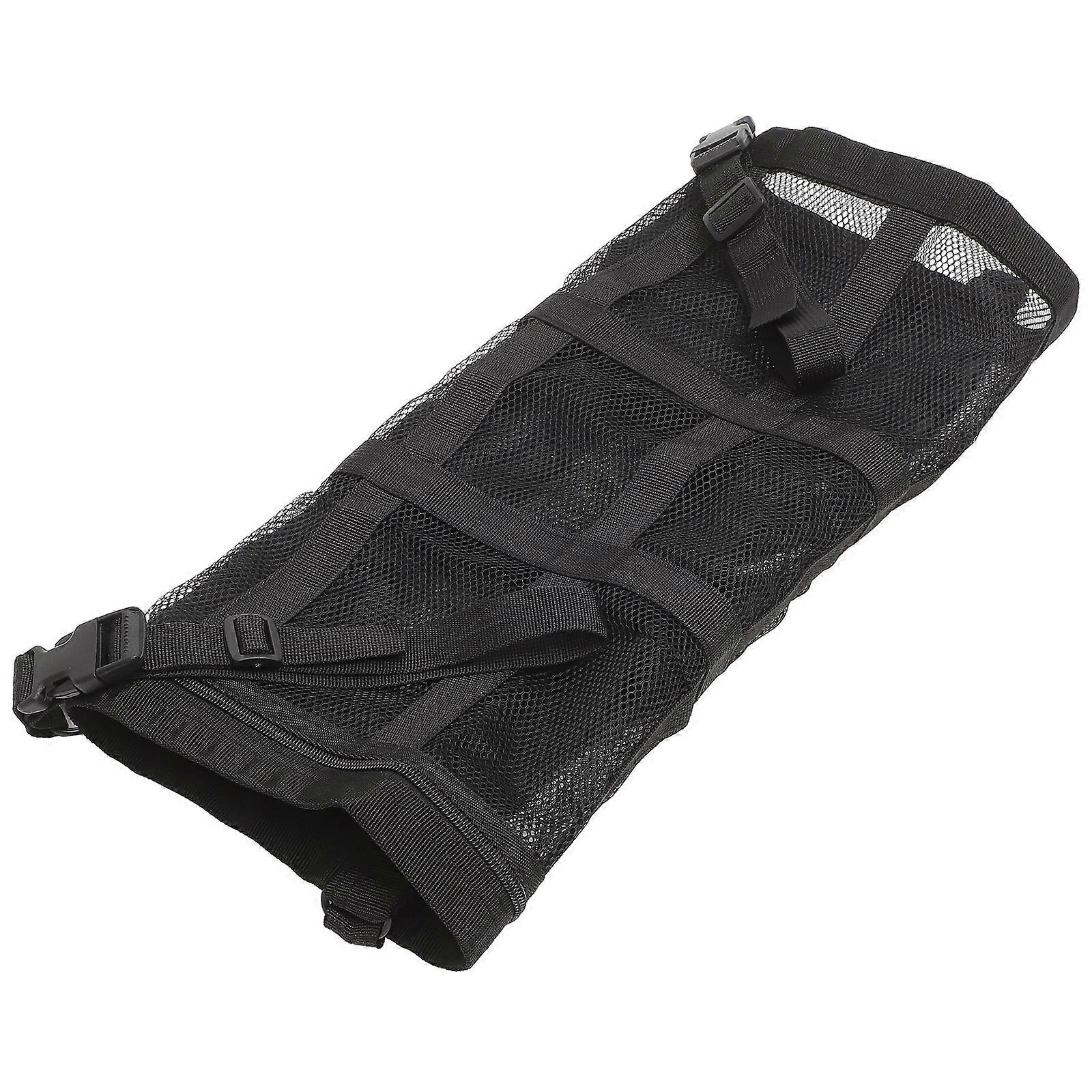 Car Ceiling Cargo Net Adjustable Buckle Design for Black Nonwoven Storage