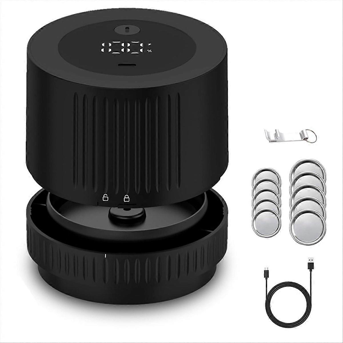 Electric jar vacuum sealer kit