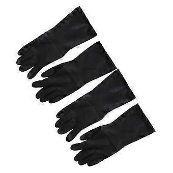 Gants de coiffure pour teinture, outils de beauté pour la protection, 2 paires de gants de barbier
