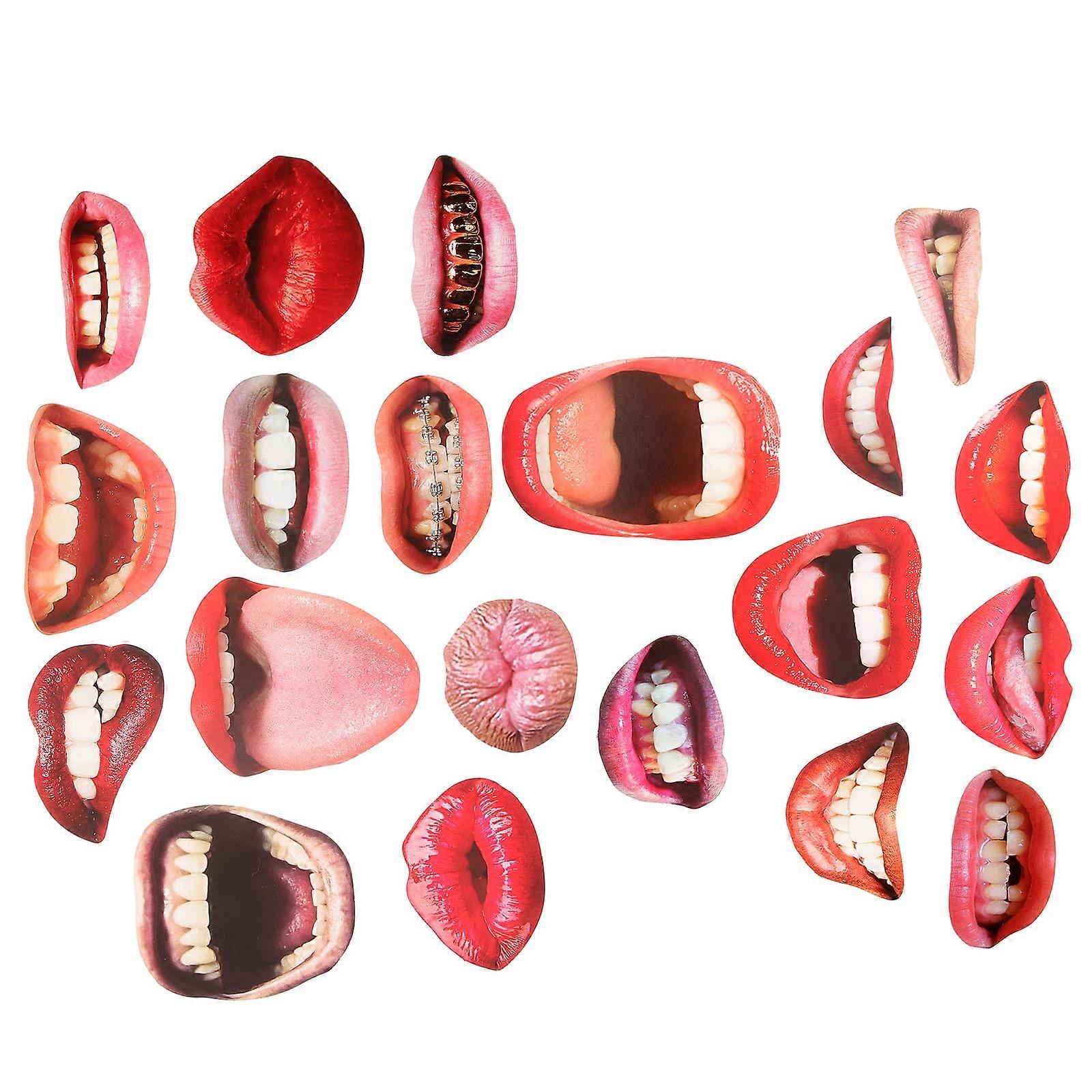 Supplies Lip Gloss Props for Wedding 40Pcs Set Red