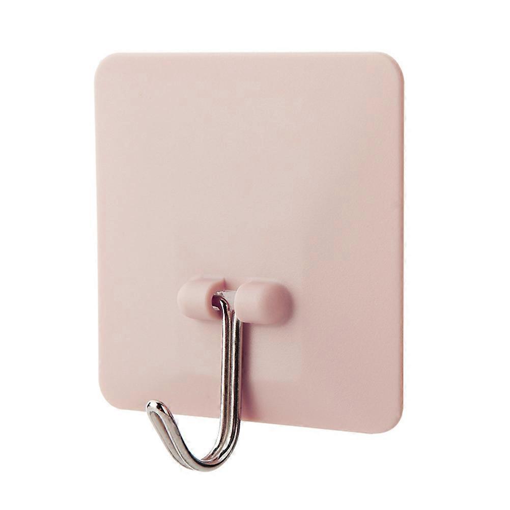 Hooks Bathroom Plastic Hooks for Hanging Clothes Pink