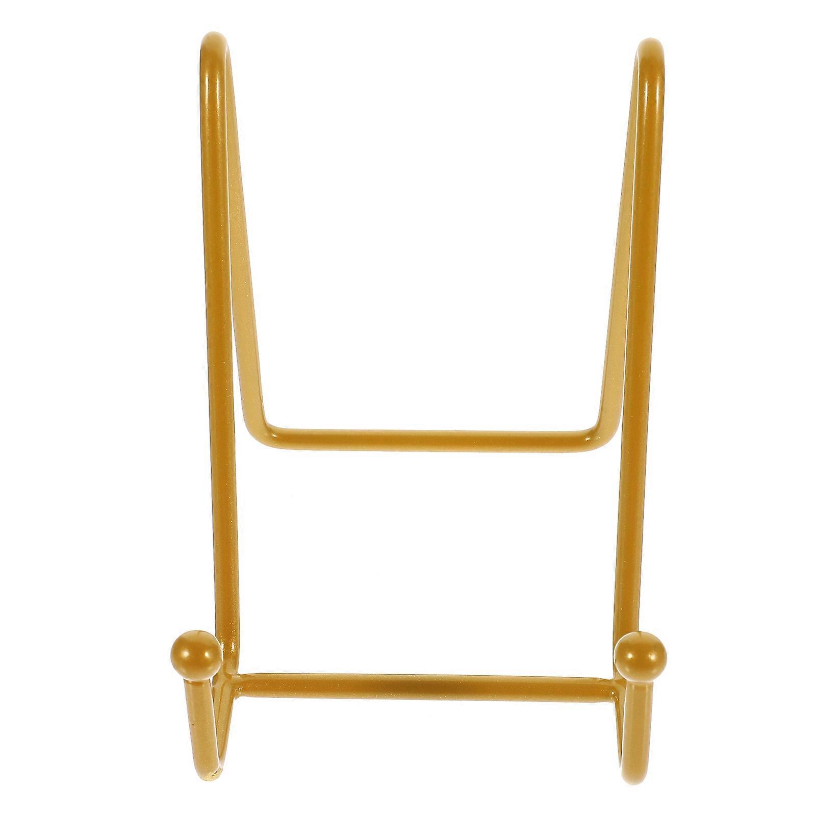 Metal Picture Frame Stand for Decor Golden Multifunctional Display Holder