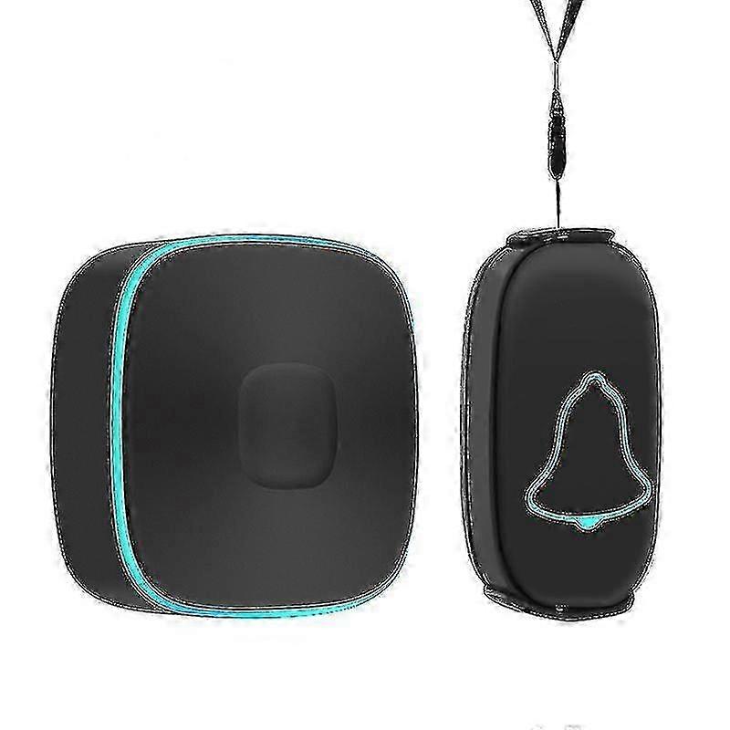 Portable Bedside Alarm for Elderly Wireless Emergency Help Bell 1 Button