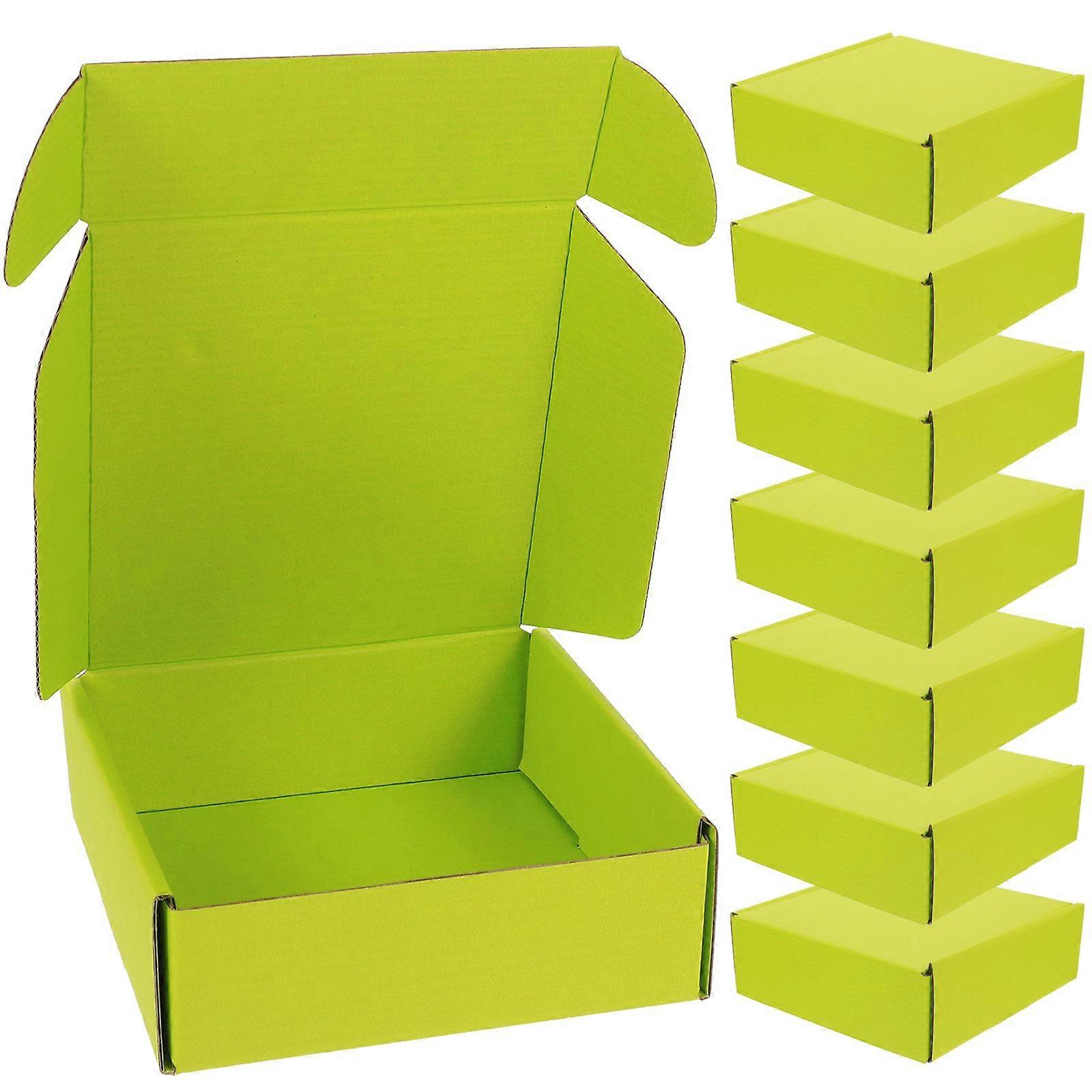 8pcs Packaging Box Delivery Boxes Clothes Wrapping Boxes Square Boxes Empty Packaging Boxes