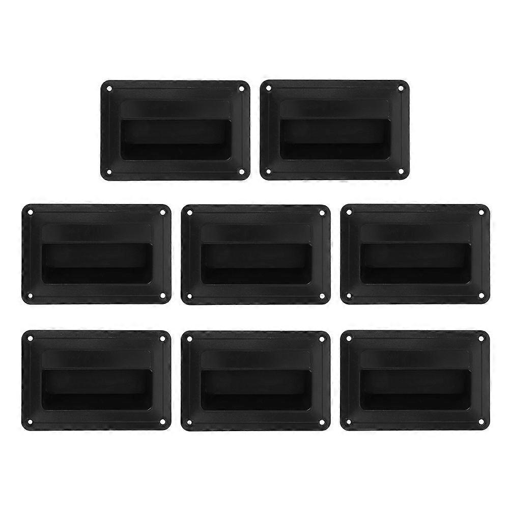 8pcs Simple Speaker Side Handle Plastic Handle Audio Speaker Handle for Replacement