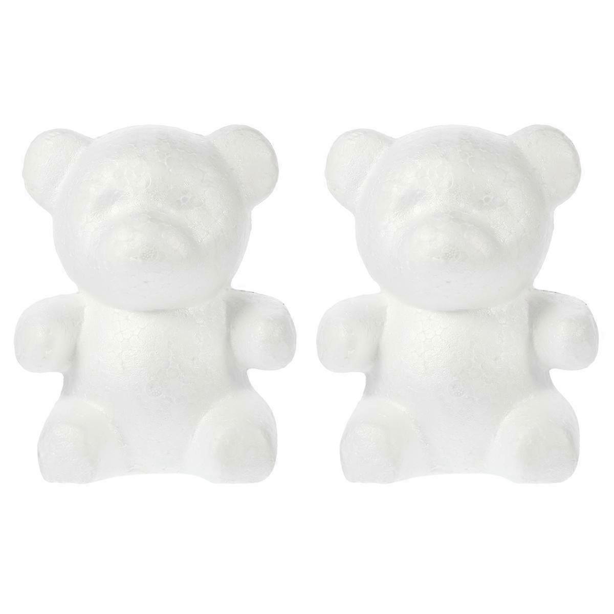 2pcs Creative DIY White Bear Modeling Mould for Wedding Decor