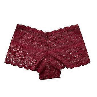 Dames boxershorts met bliksembeveiliging en volledig kanten rand.