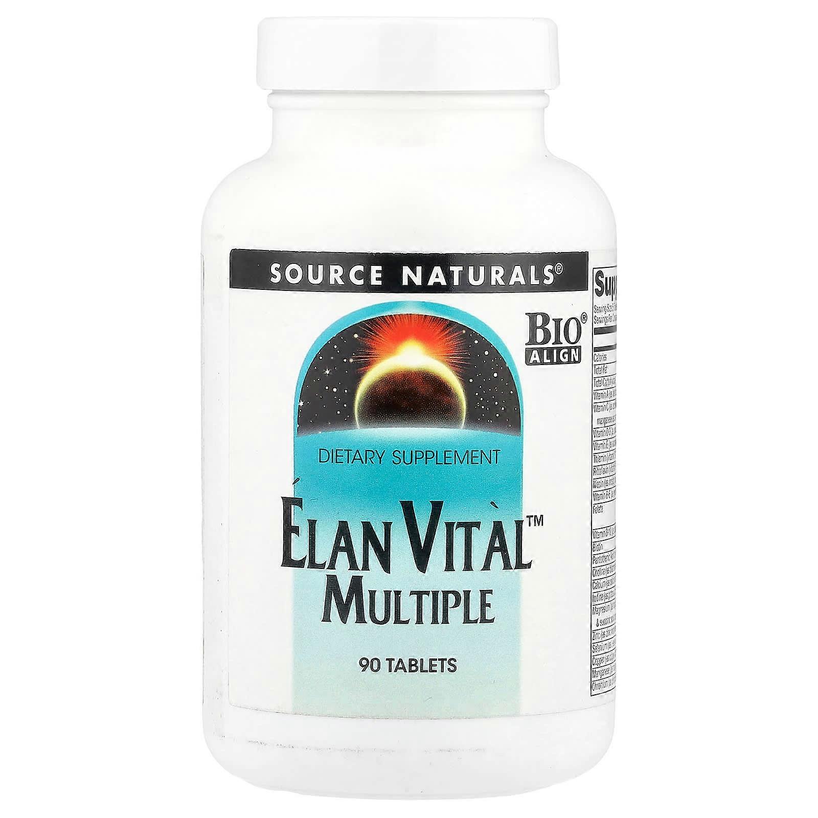 Source Naturals, Elan Vital Multiple, 90 Tablets