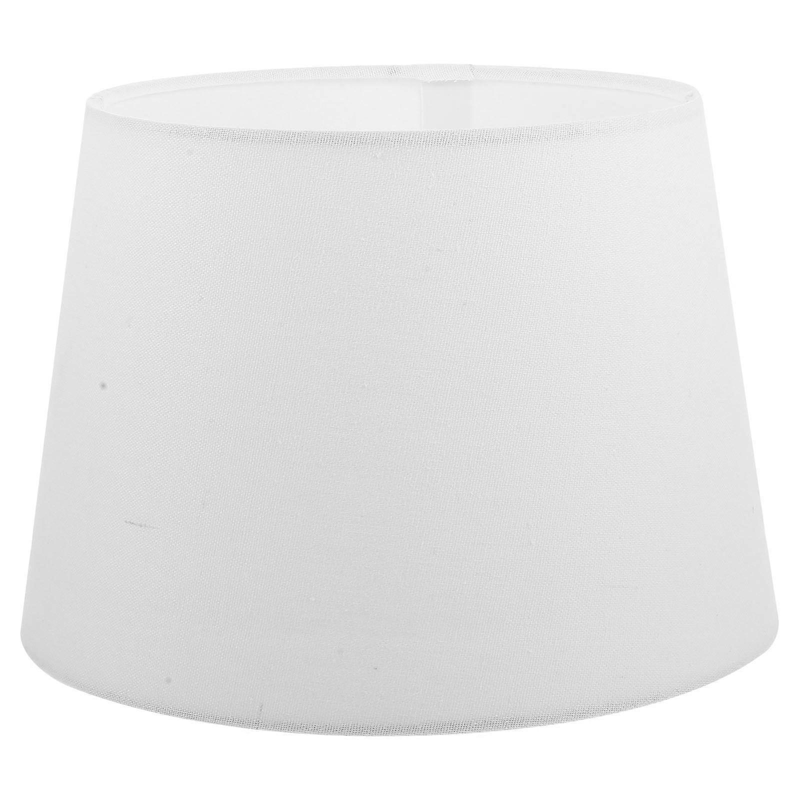Rustic Replacement Fabric Lampshade for Table Lamp Stylish White