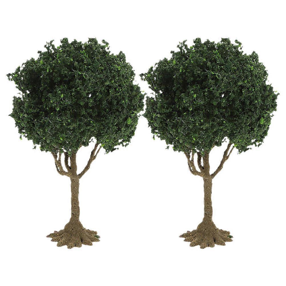 Miniature Landscape Trees Simulation Tree Model with 2Pcs for Landscape Craft