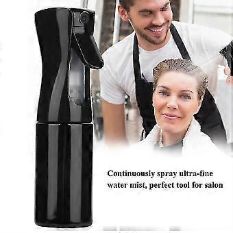 Refillable hair spray hairdresser spray bottle hair tools black l