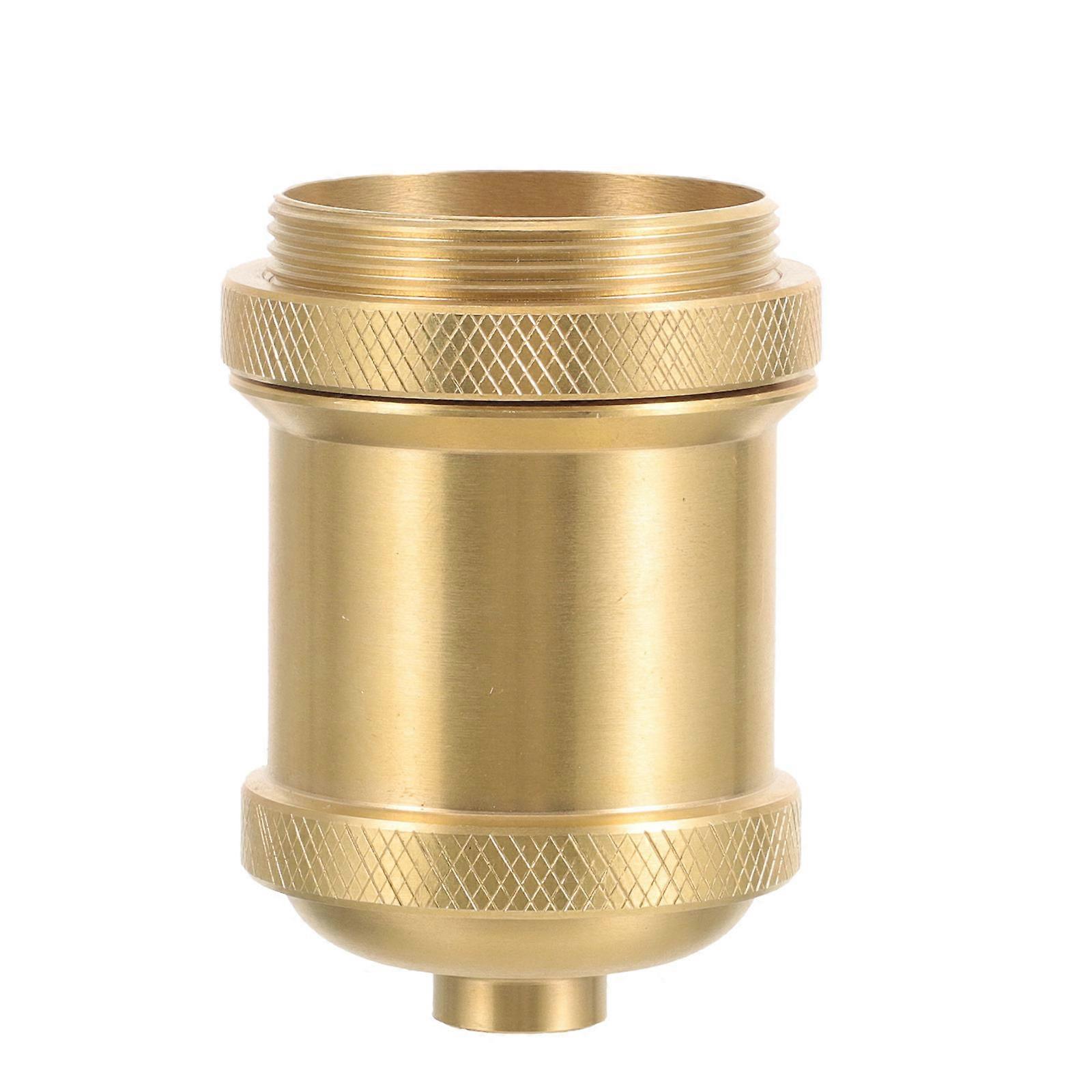 Golden Light Socket E27 Base Lamp Holder Replacement 3Pcs for Home
