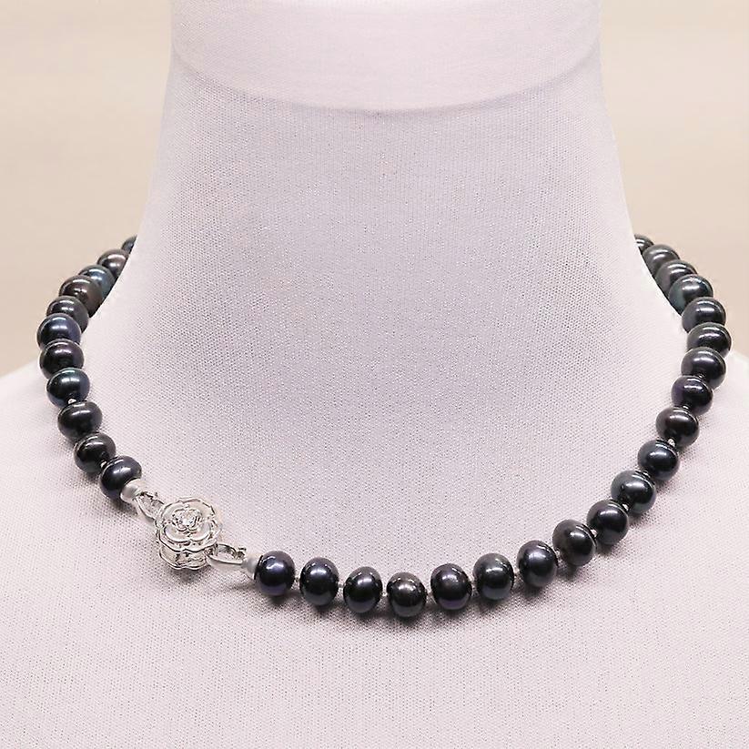 High end Black Pearl Versatile Necklace