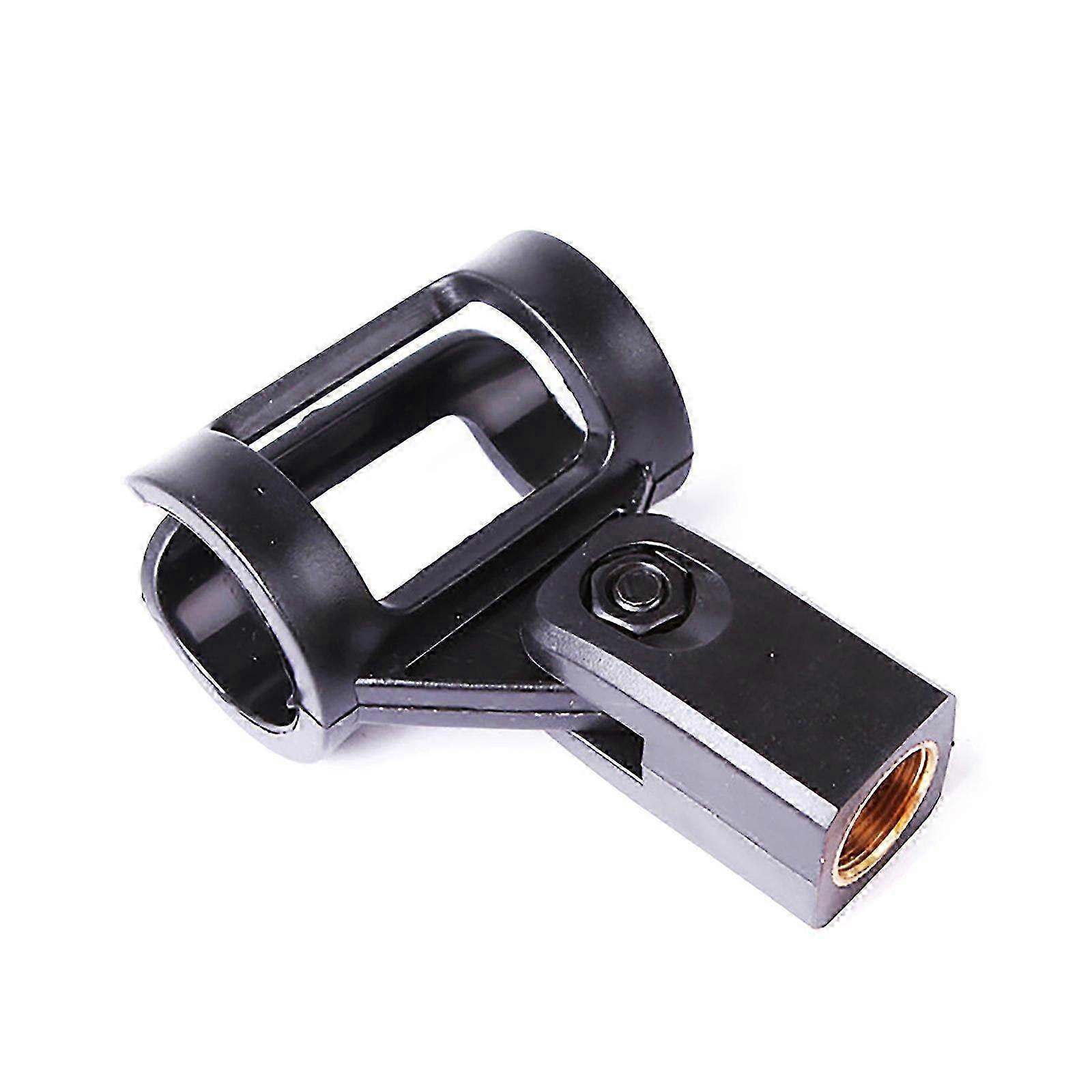 Universal Microphone Clip Mic Holder Compatible with Most Wired Wireless Mics