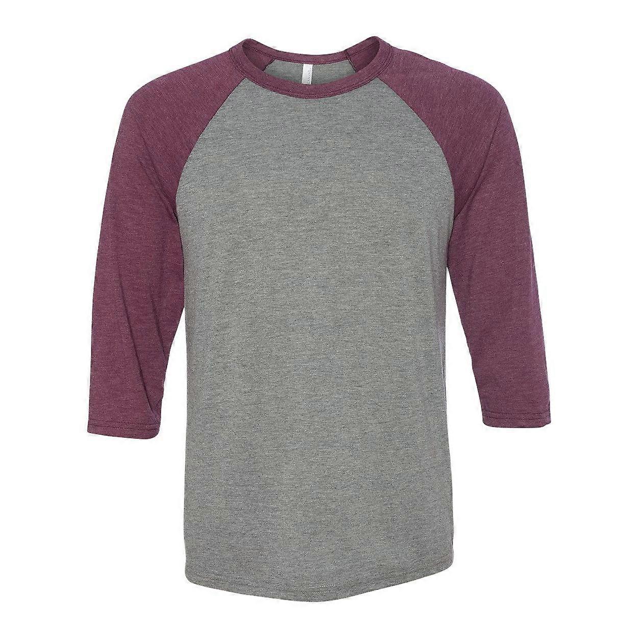BELLA + CANVAS Three-Quarter Sleeve Baseball Tee