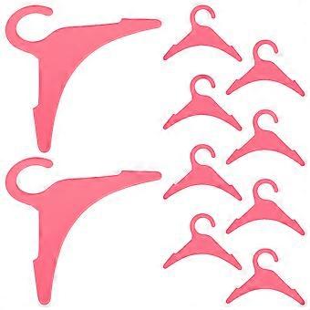 Pet Clothing Rack Plastic Hanger for Pets 10Pcs Lightweight Dog Clothes Hanger