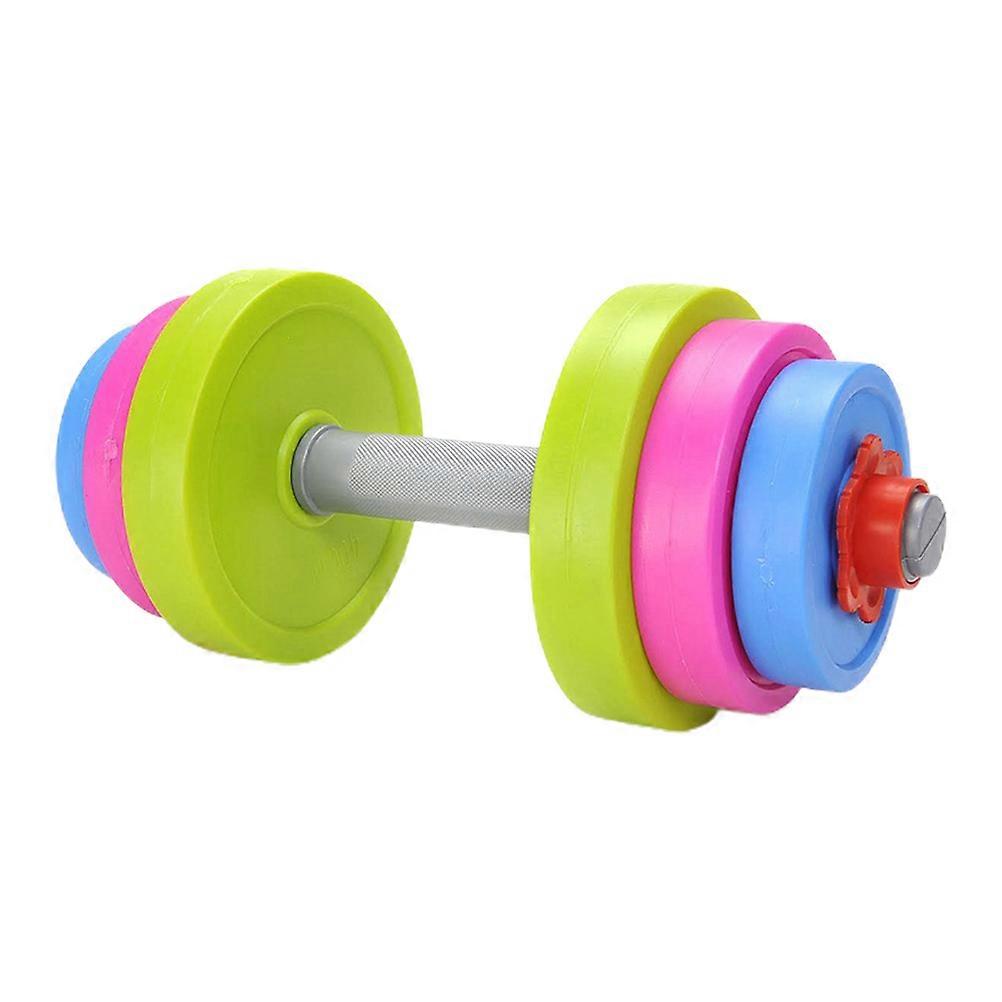 Halteres de plástico para exercícios infantis - 1 conjunto