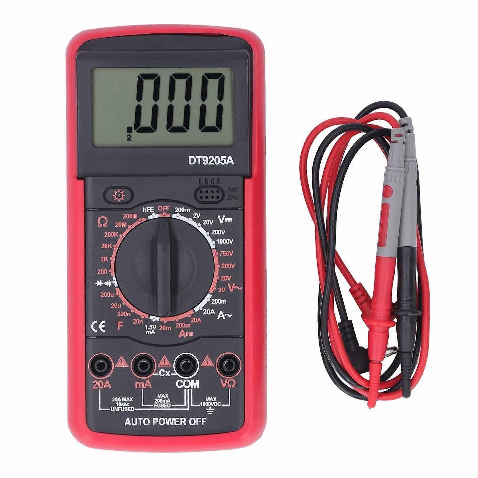 High quality  ANENG DT9205A multimeter multi-function digital display multimeter
