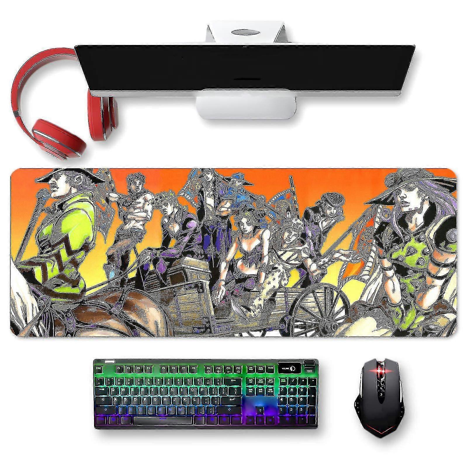 Jojo'S Bizarre Adventure Theme Large Mouse Pad