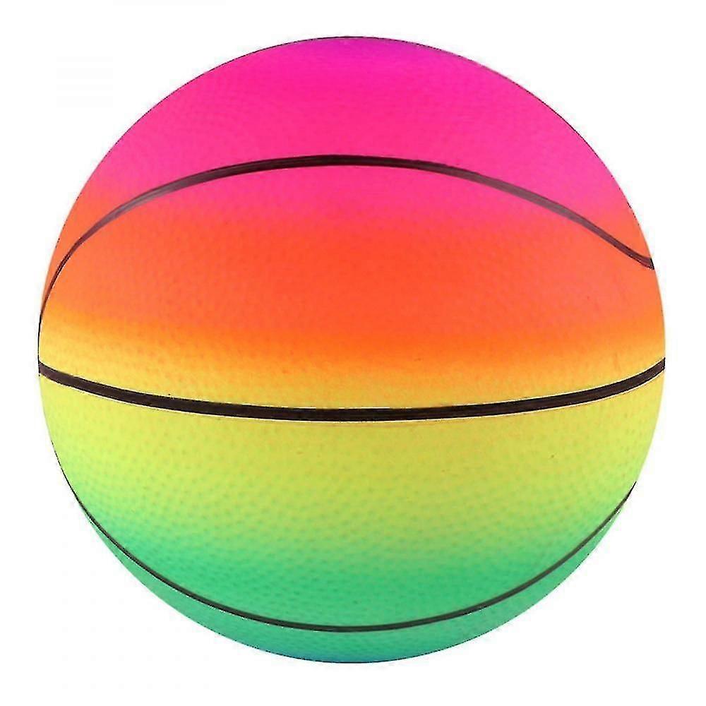 Bolas Infláveis Playground 8,5 Polegadas Beach Ball Rainbow Playground Bouncy Ball A