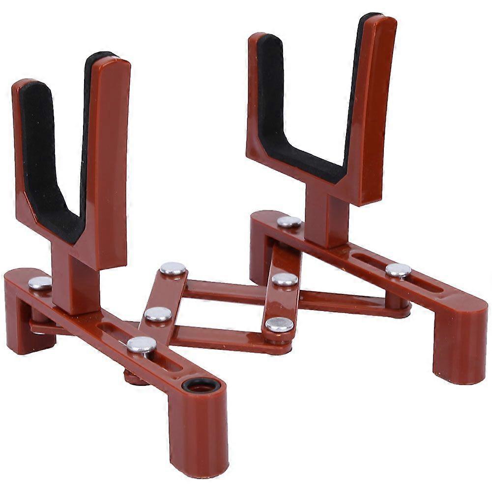 Professional Portable Folding Violin Stand Bracket Instrument Accessory Red