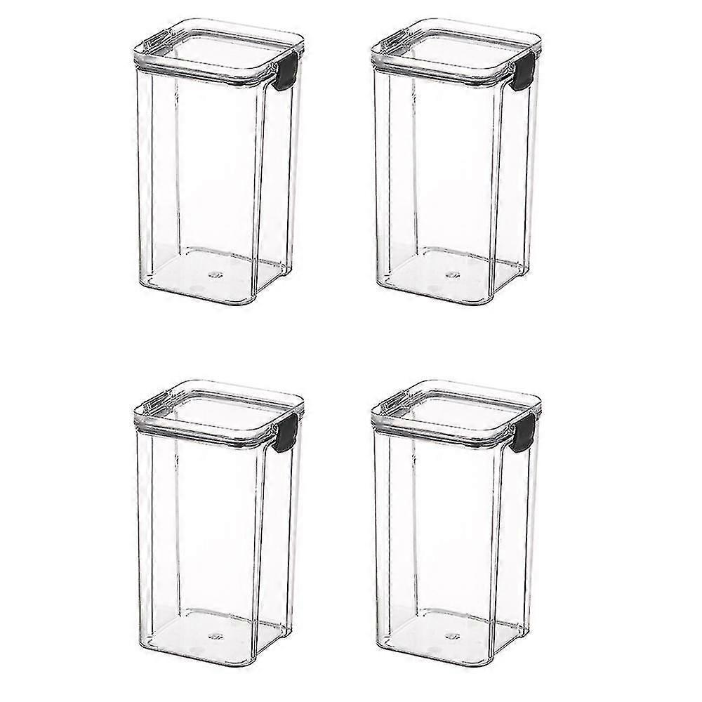 4pcs Kitchen Sealed Cans, Grain Storage Jars, Refrigerators(d)
