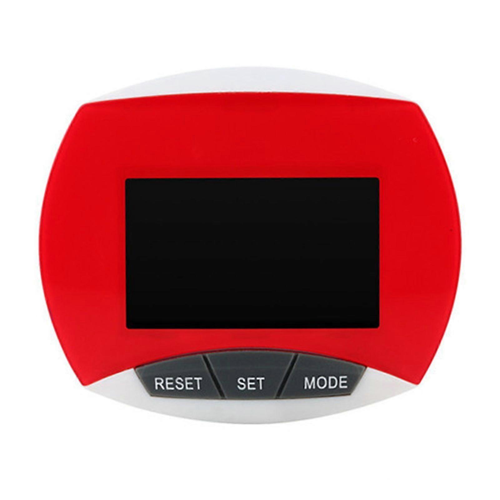 1 Set Digital Pedometer High Clearly Accurate Reading Sensitive Touch Button Electronic Large Screen Pedometer Running Use