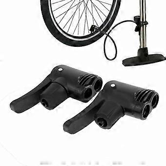 2 Pcs Portable Bike Biycle Tire Air Pump Inflator Head / Valve
