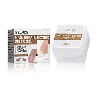 EELHOE Nail Repair Extension Fiber Gel Nail Repair Light Therapy Crystal Gel Clear Extension Nagelöl