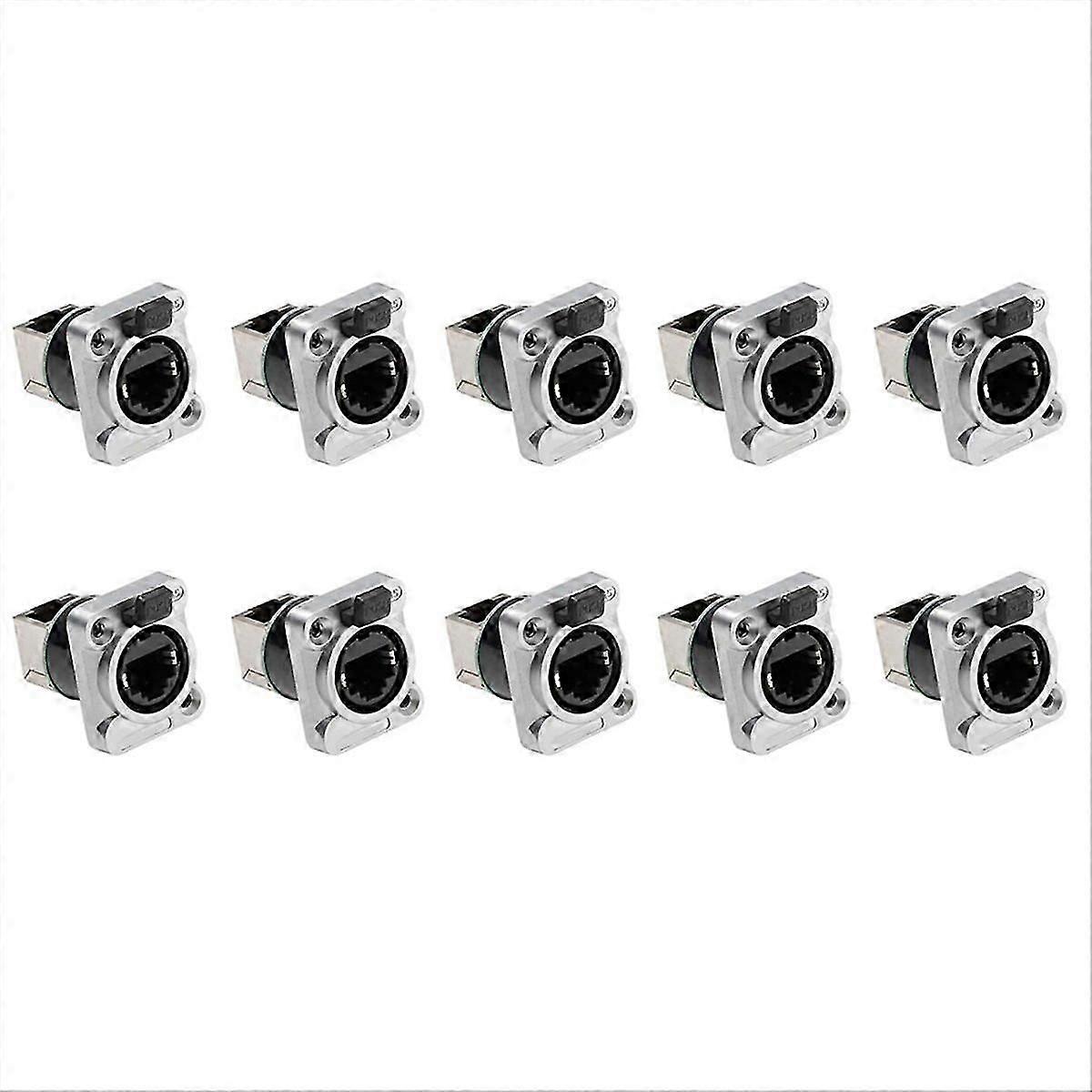 Ethernet Rj45 Chassis Socket NE8FDP Ethernet Pass Through Connector E