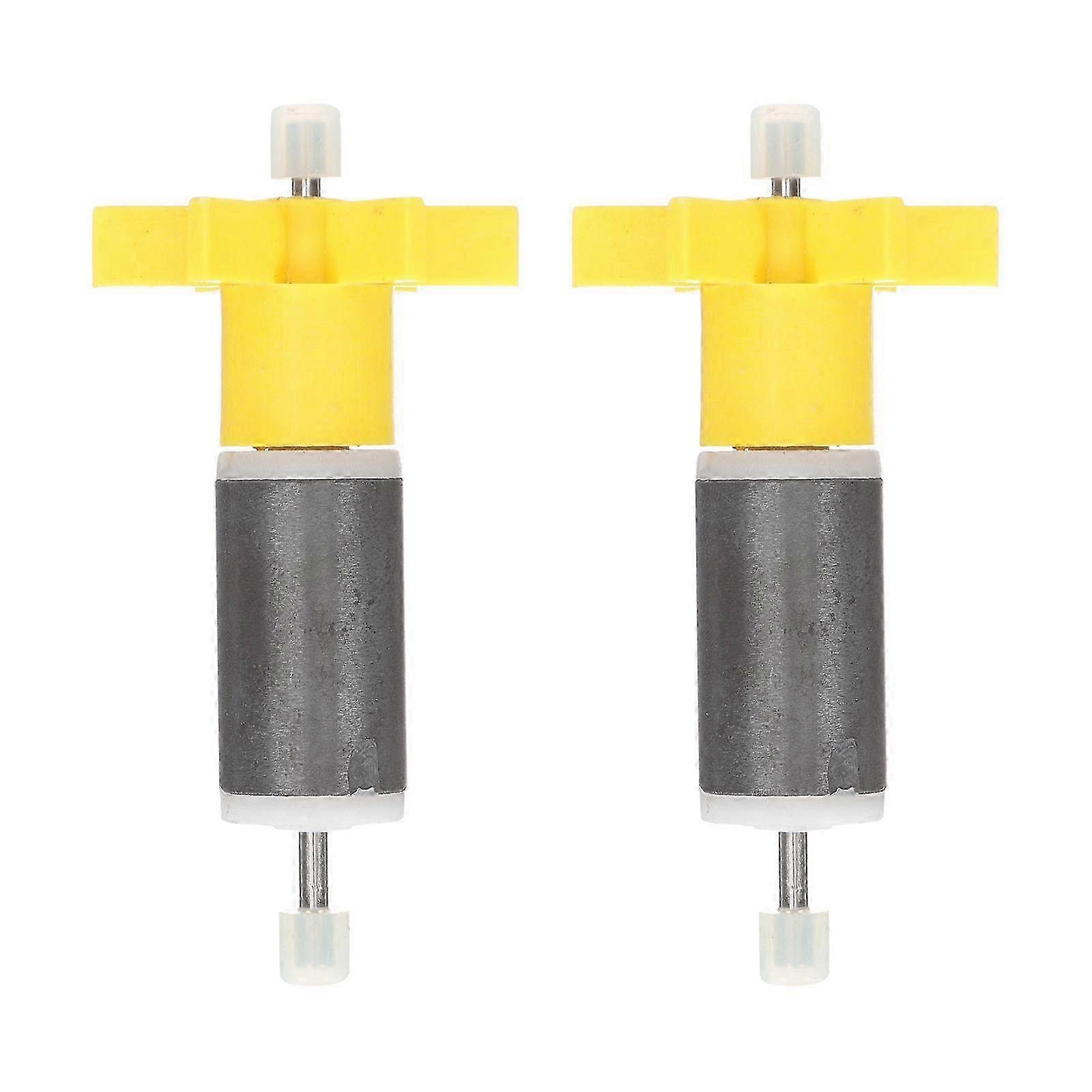 2pcs Submersible Pump Rotor Replacement Filter Impeller Pump Rotor Impeller