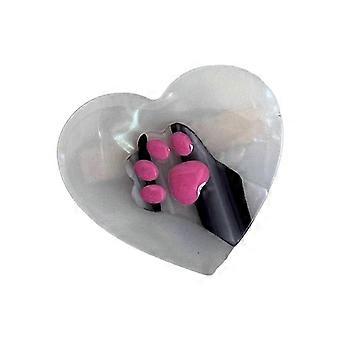 Sweet Style Capelli Corda Antiscivolo Capelli Barrettes per Bambini Carino Gatto Zampa Cuore