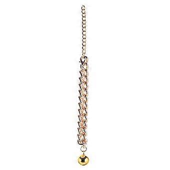 Pet Necklace Collar Golden Material for Pet Use 1Pcs Bell Accessory