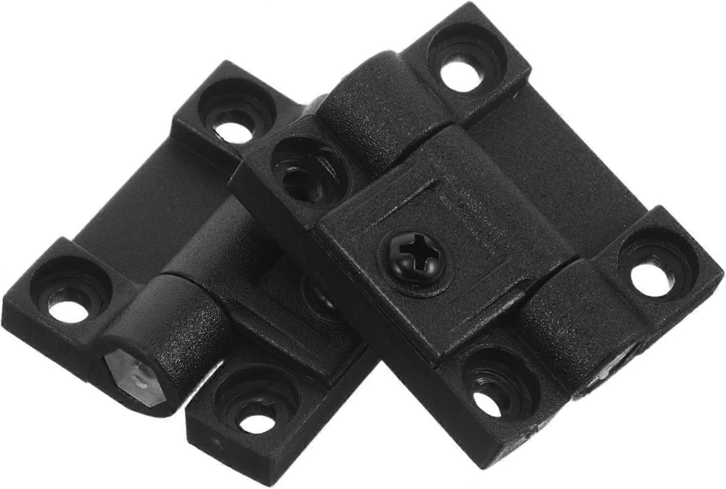 ORFOFE Plastic Torque Hinge for Kitchen Cabinet Doors Black Folding