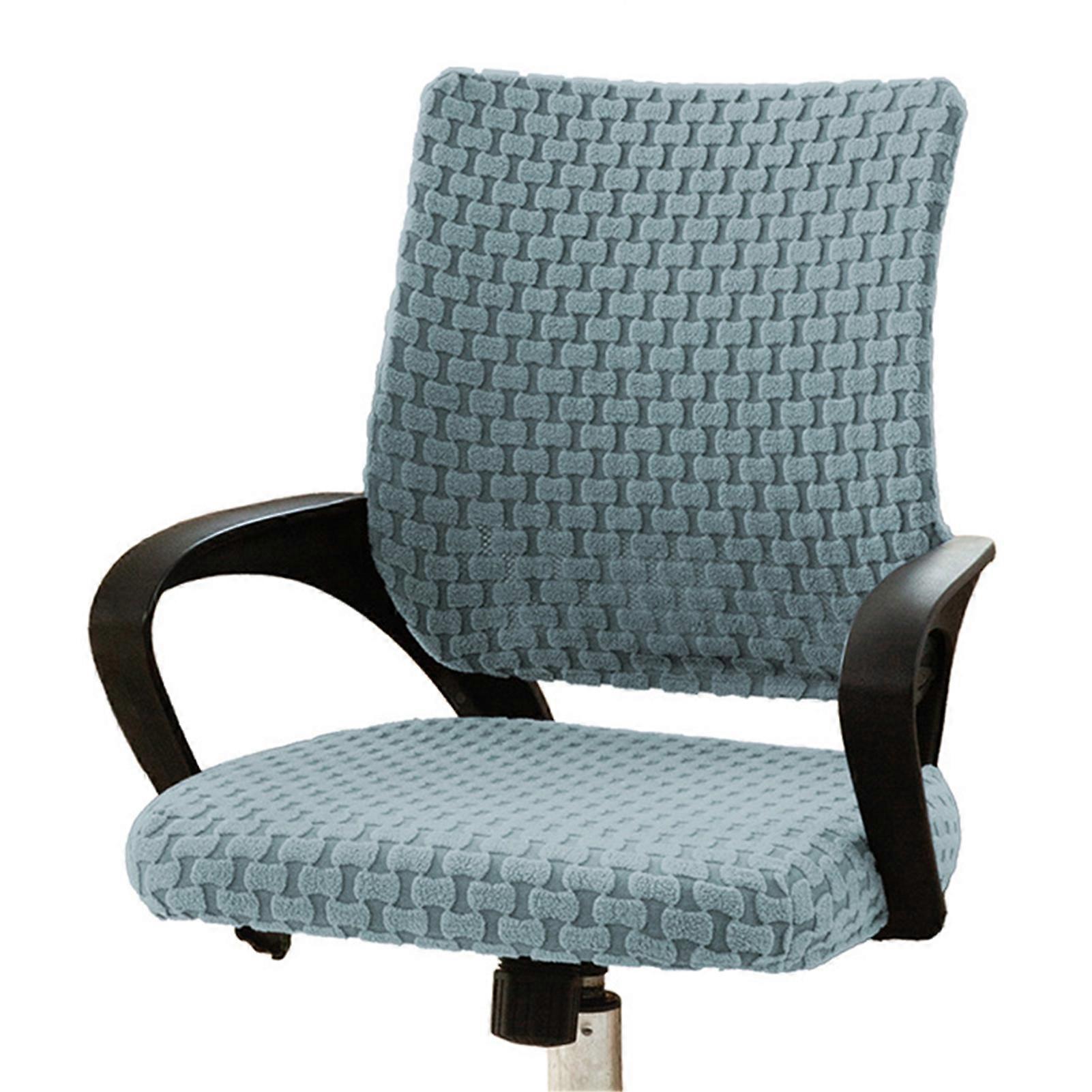 Computer Chair Cover with Split Stretchy Design for Office Use