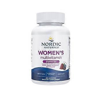 Nordic Naturals Women's Multivitamin Gummies Mixed Berry, 60 Count