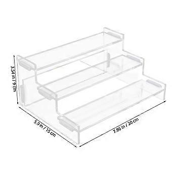 Doll Toy Storage Rack Acrylic Three Layers for Convenient Storage