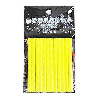 Yellow Rotating Spoke Reflectors