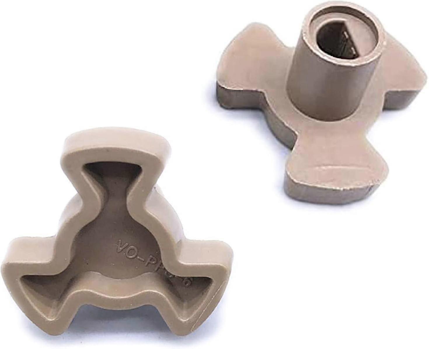 Microwave Turntable Coupler Replacement - 0.59 Inch Shaft with High-Temp PPS Material, Durable Drive Coupling for Oven Accessories