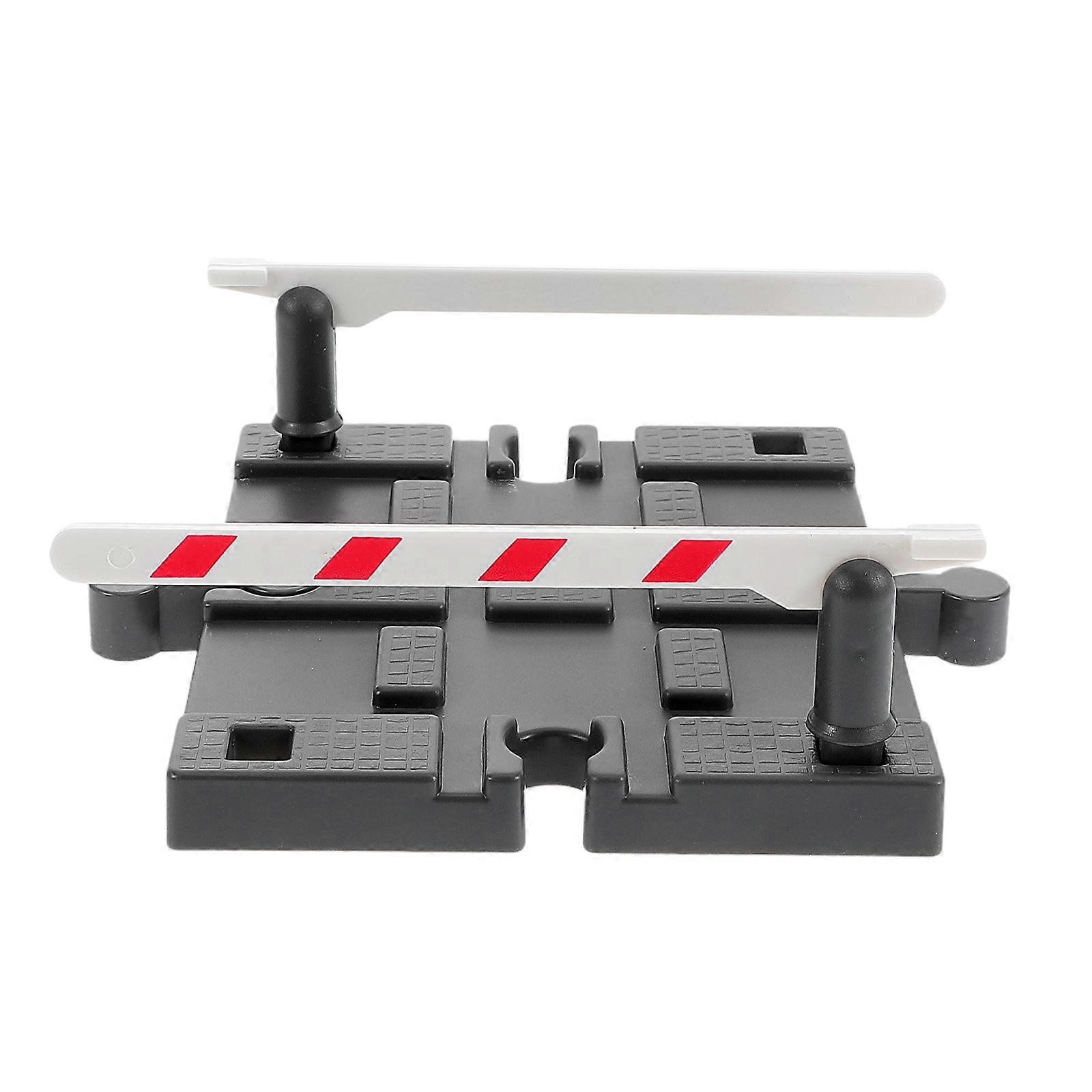 Toy Train Track Accessory Simulation Barricade 2Pcs for Educational Play