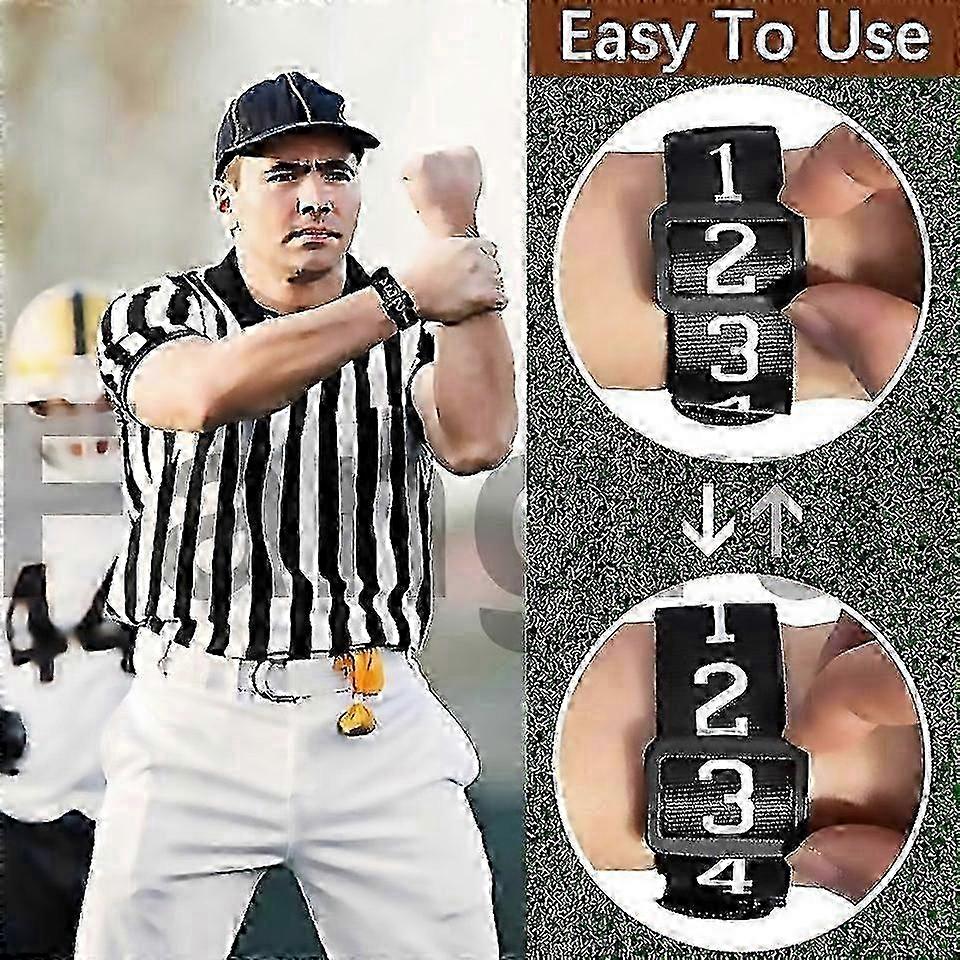 Football Referee Wrist Down Indicator Numbered