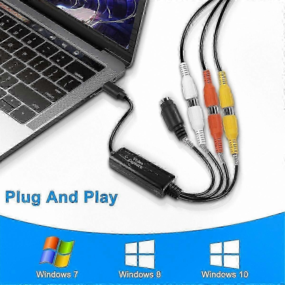 USB C Video Digitiser NTSC PAL RCA