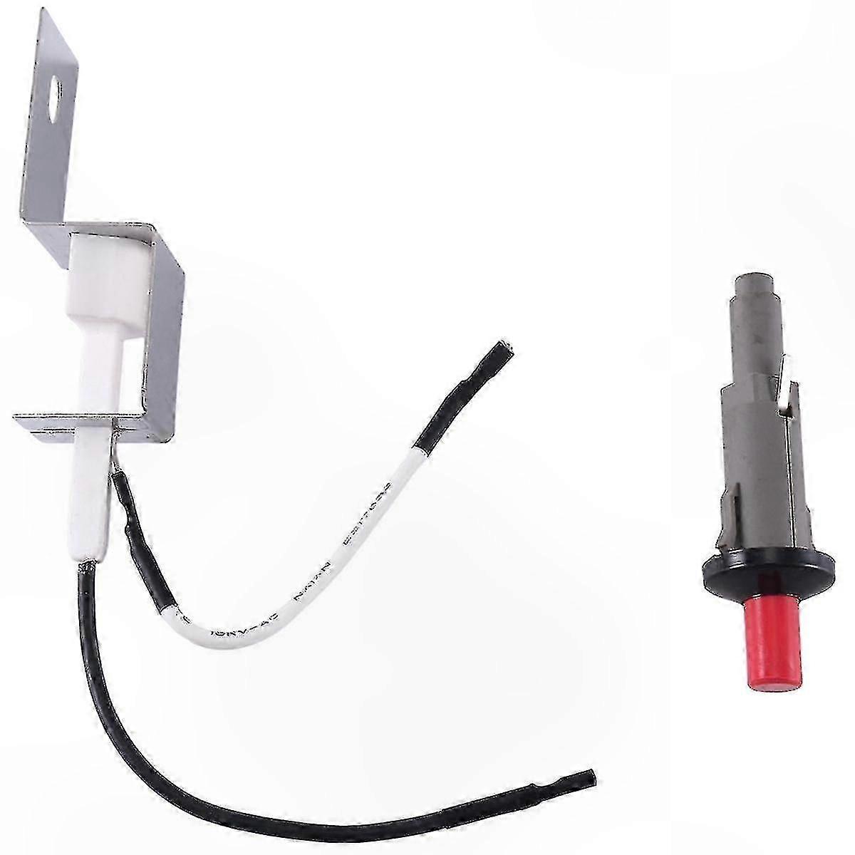Replacement Ignitor Kit for Grills with Push Button, Compatible with Q100 Q200 Models