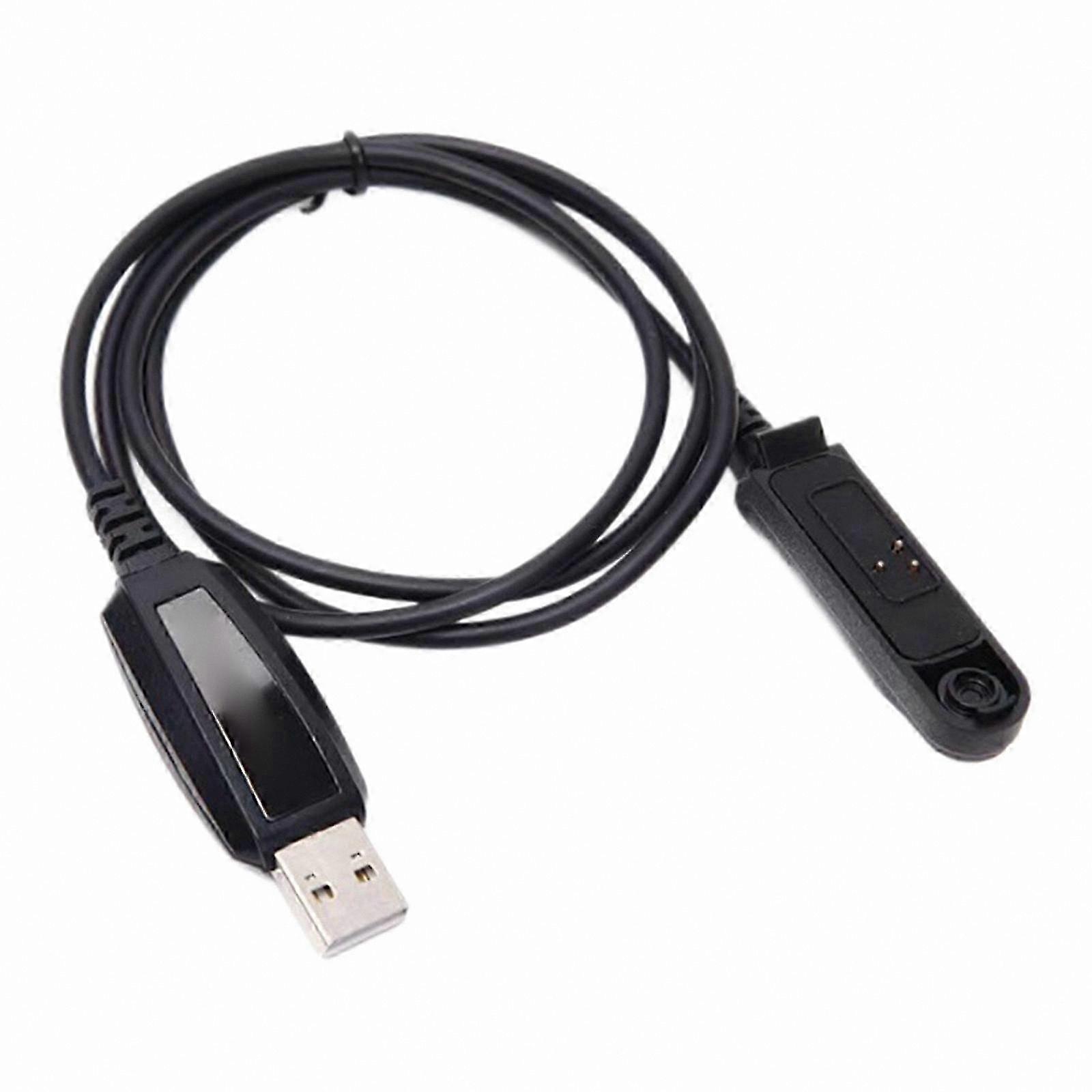 Two-Way Radio Programming Cable, USB Compatible, Frequency Setup & Backup, Waterproof Design